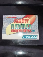 Cinemax Summer of 1000 Movies 1997 Cinephiles Postcard Unused AFFORDABLE RARE
