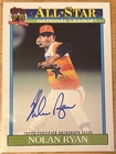 NOLAN RYAN 🔥🔥2026 Topps Series 2 1991 All-Star Auto On Card Houston Astros HOF