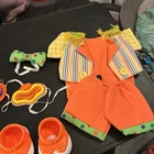 Cabbage Patch Kids Circus Kids Doll Clothes Clown Outfit Set Coleco 1985