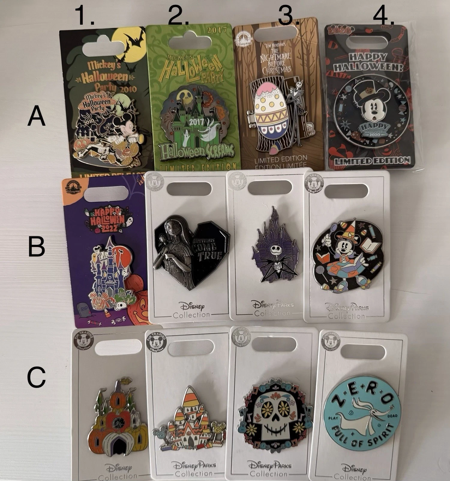 Disney Parks WDW Walt Disney World Magic Kingdom Happy Halloween Pin New