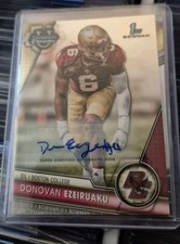 2023 Bowman University Chrome 1st Donovan Ezeiruaku Auto Dallas Cowboys Rookie