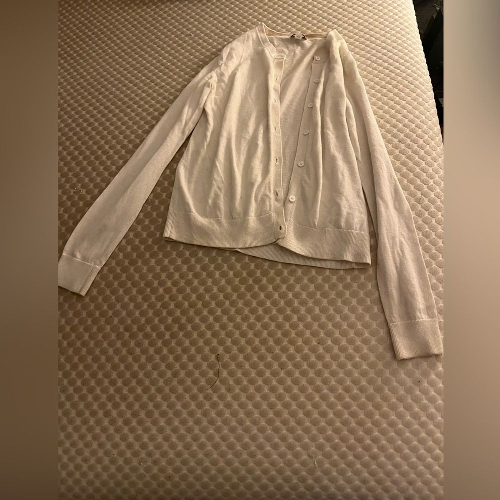 GAP White Button-Up Cardigan - image 1