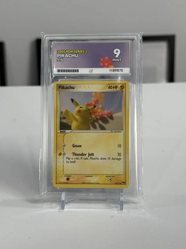Pokemon 2005 Pikachu #16 Pop Series 2 Ace Mint 9 POP 2 (Yuka Morii)