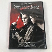 Sweeney Todd: The Demon Barber of Fleet Street DVD 2008 Widescreen Johnny Depp