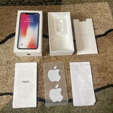 Apple iPhone X Space Gray 64GB Model A1865 Box Only