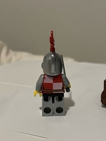 LEGO Kingdoms 7950 Knight Showdown Minifigure Lot w/ 2 Knights, Cart, Flag