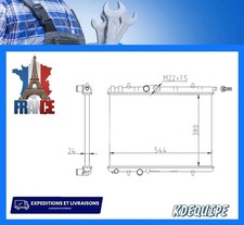Radiateur Peugeot 605