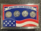 World War II Silver Quarter Set