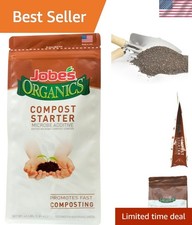 Organic Compost Starter 4 lbs - Fast Acting Fertilizer for Vibrant Plant Growth