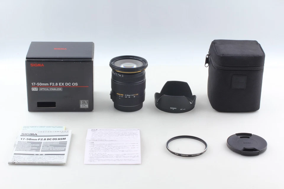 [Excelente como nuevo en caja] Sigma 17-50 mm f2,8 EX DC OS HSM para lente zoom Canon de JAPÓN Foto 3 de 4