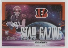 2024 Panini Absolute Star Gazing Orange Spectrum 24/75 Jermaine Burton 18rb