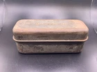 Vintage World War 1 Model of 1916 bacon tin Military tin meat container