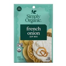 Simply Organic French Onion Dip, Certified Organic, Gluten-Free | 4.4 ounces