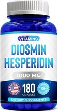 We Like Vitamins Diosmin Hesperidin 1000mg 180 Capsules 90 Day Supply -...