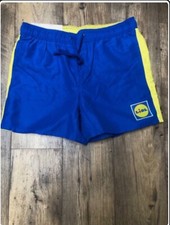 Lidl Logo 2023  Swim  Shorts Blue/Yellow with  pockets Size XL BNWT - C