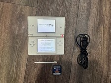 Nintendo DS Lite Polar White, Handheld Gaming System, USG-001 With USB Charger