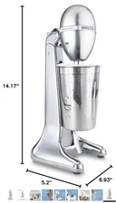 Hamilton Beach Drink Master Model 730C 2 Speed  Chrome Milkshake Machine TESTED