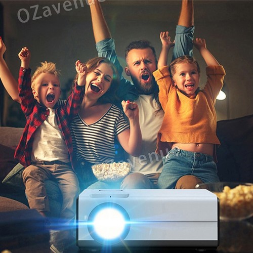 5G WiFi 4K 1080P Support Bluetooth Android Projector Outdoor Home Cinema HDMI AV - Picture 6 of 14