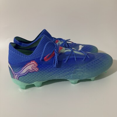 Puma $240 Men s 12.5 FUTURE 7 ULTIMATE FG/AG Soccer Cleats Blue 107916-01