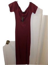 Fashion Nova Wine Evening Gown Dress / Size M New