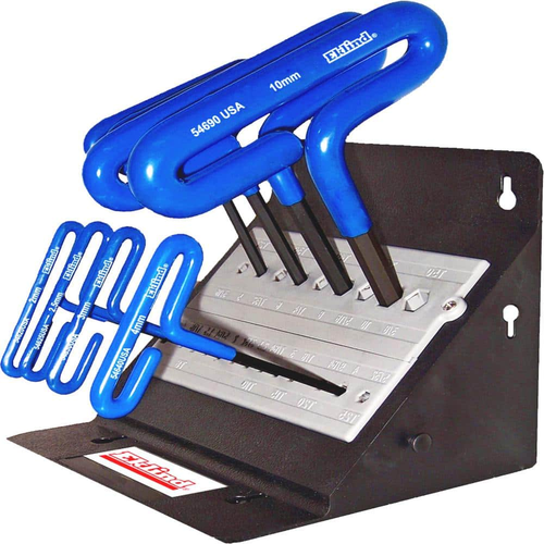 Cushion Grip Hex T-key Allen Wrench- 8-pieces Set Metric Mm Sizes 2-10 (6 In. - Picture 10 of 12