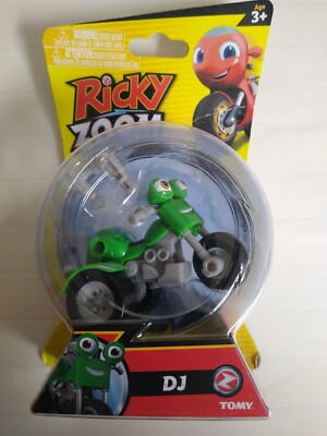 Figurine Ricky Zoom DJ Articulée 8 Cm - Avec Moto Et Accessoire, Jouet Pour Enfants Dès 3 Ans