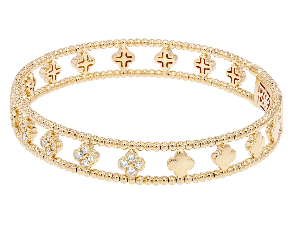 Clover bangle deals