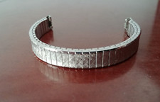 Women's Silver Stretch Watch Band Native American Classic Replacement 10mm 13.5