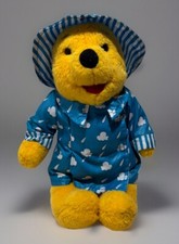 Vintage Disney Mattel Winnie the Pooh Bear Pajamas Hidden Storybook Plush 12  