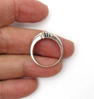 14K Yellow & White Gold 1/4 CTW 7 Diamond Band Ring Size 7.5 [R300] — photo 5