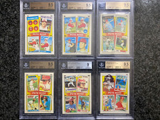 1986 Topps Tiffany Pete Rose Special #2,3,4,5,6,7 Set BGS 9.5 Rare