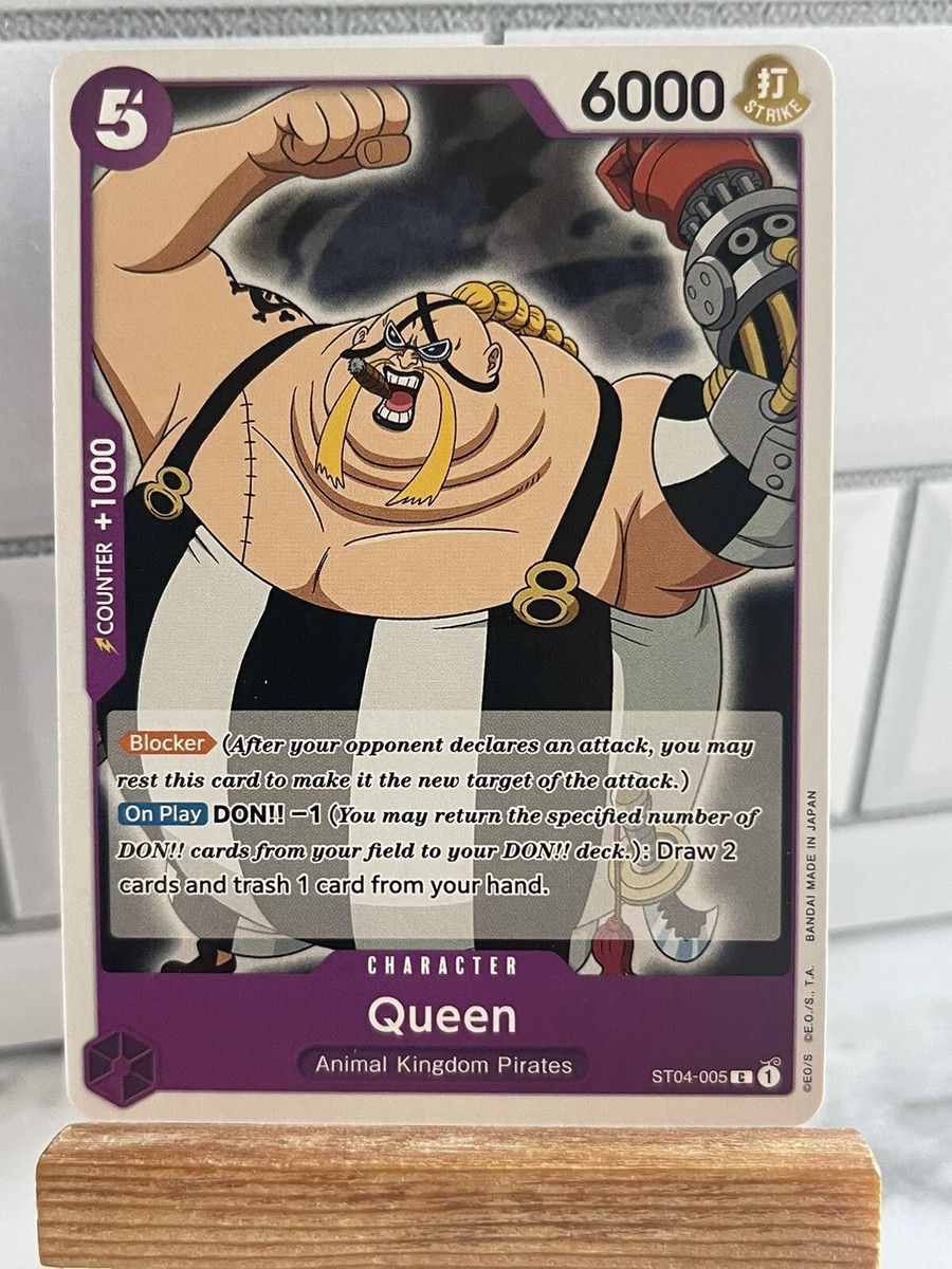 Queen ST04-005 One Piece Starter Deck: Animal Kingdom Pirates One