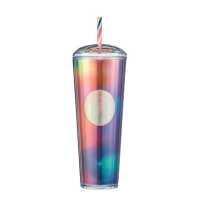 Starbucks Korea 2022 Rainbow Kaleidoscope Cold Cup 710ml