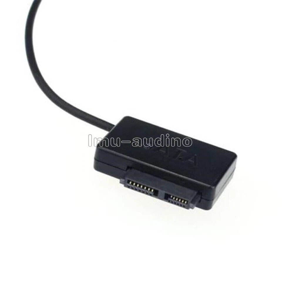 USB 2.0to 7+6 13Pin Slimline SATA Laptop CD/DVD Rom Optical Adapter Cable - Bild 4 von 4