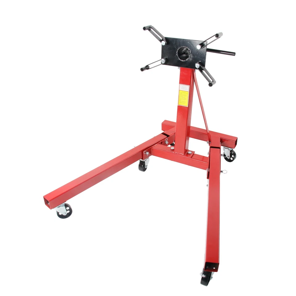 Soporte de motor plegable 2000 libras soporte de bloque de motor de vehículo cabezal de 360 grados Foto 4 de 4