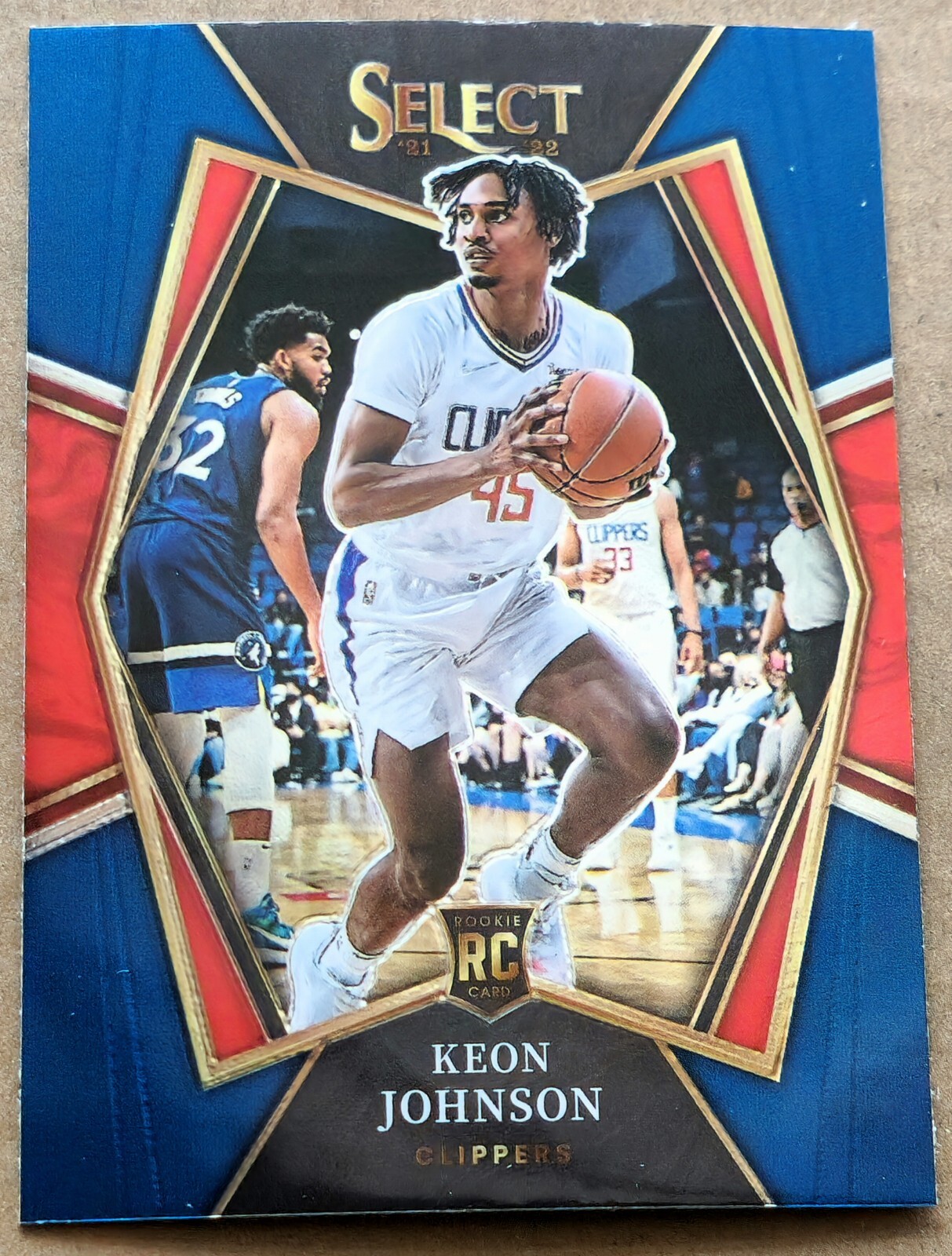 2021-22 Panini Select Basketball Premier Level RC #115 Keon Johnson