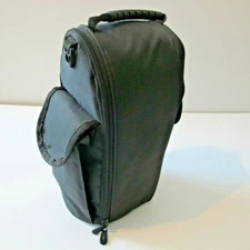 Caddy-O Black Single Wine Bottle Carrier Tote Cooler Chill With Corkscrew