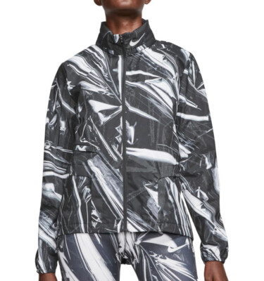 Nike Shield Flash Waterproof Reflective Running Jacket Sz Small