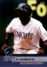 2010 Charlotte Knights Choice 5 Alejandro De Aza Dominicn Republic Baseball Card