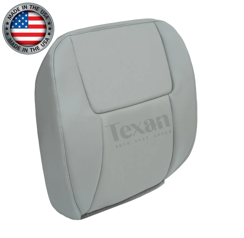 Chevy Equinox LS LT 2008, 2009 parte inferior del conductor cubierta de asiento de cuero sintético gris Foto 2 de 4