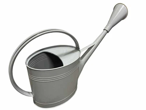 9 L Heavy Duty Painted Galvanized Watering Can Grey Color-Brand New - Picture 4 of 4
