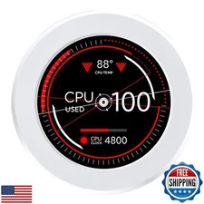 WOWNOVA 2.1" AIO Computer Temp Monitor CPU Cooler LCD Display Upgrade Kit for