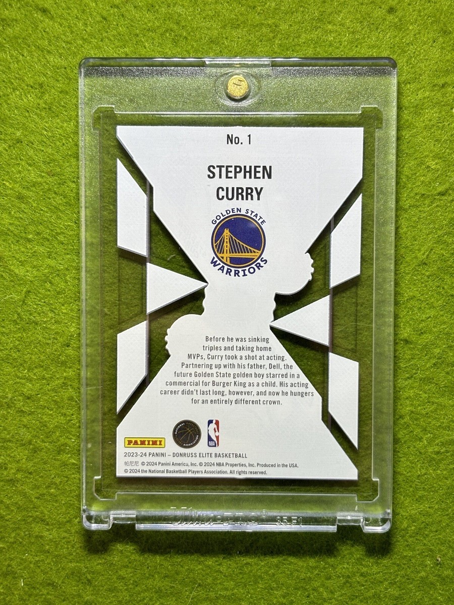 NBA ステファン・カリー　ジャージカード Stephen Curry CLEAR CARD JERSEY #30 WARRIORS SP 2023-24 Elite DECK