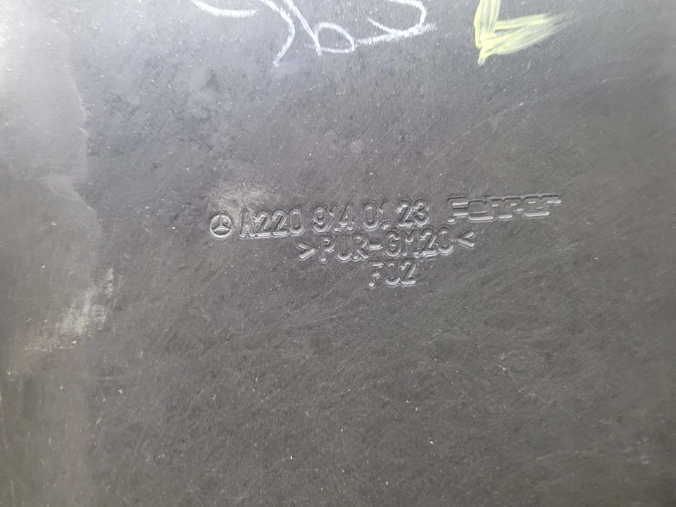 00-06 Mercedes W220 S600 S55 S65 AMG assento dianteiro traseiro bolso fabricante de equipamento original - Imagem 4 de 4