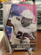 Kevin Harris 2022 Sage Low Series #33 Purple parallel Patriots South Carolina