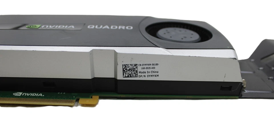 Nvidia Quadro CN-0YMYKM 2.5GB GDDR5 PCI-E DVI Graphic Card - Image 4 of 4