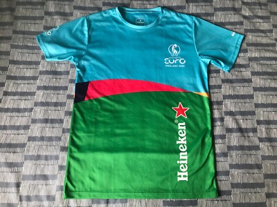 England Women's Euros 2022 Heineken T-Shirt Medium UEFA Football UK