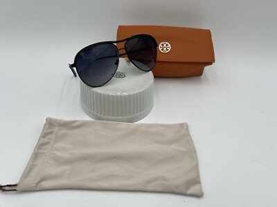 - Tory Burch sunglasses,  dust cover and case Tory Burch Sunglasses Leather Case w/Magnetic Closure & Dust  main image 4