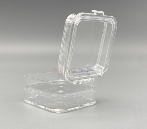 Dental Membrane Box Denture Storage Plastic Veneers Crown Display Case 5x5x2.5cm - Picture 12 of 19