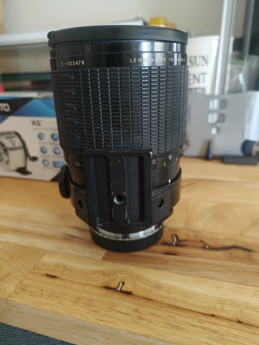 SIGMA Mirror Telephoto 600mm F/8 LENS Made in Japan With PK-EF